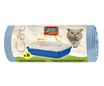 Bolsas de plástico para bandejas de gatos RIGA 8 uds.