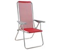 Sillón plegable para jardín, playa o piscina, medidas: 61x59x106 centímetros, EREDU.