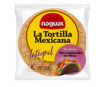 Tortillas Mexicanas con maíz integral sin gluten NAGUAL La Tortilla Mexicana 8 uds. 200 g.