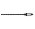 Cable HAMA de óptico de audio macho a óptico de audio macho de 1,5 metros, color negro.