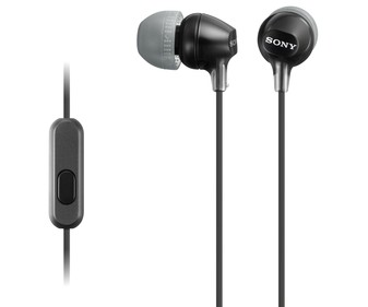 Auricular Sony Mdrex15apb.ce7 negro 100 mw con cable mdrex15ap ear mdrex15apb tapones de silicona iman neodimio especial android intraurales manos libres 1.2m para smartphones tipo intrauditivo mdrex15apbce7