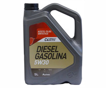 Aceite sintético para vehículos con motores de gasolina o diésel PRODUCTO ALCAMPO C4 RENAULT, 5 litros.