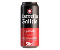 Cerveza rubia ESTRELLA DE GALICIA ESPECIAL lata de 50 cl.