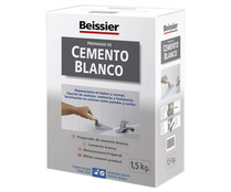 Preparado de cemento blanco, reparación y fijación, BEISSIER, 1,5Kg.