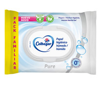 Papel higiénico húmedo Pure COLHOGAR 80 uds.