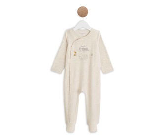 Pijama pelele de terciopelo para bebé IN EXTENSO, talla 56. Pijama pelele de terciopelo para bebé IN EXTENSO, talla 56.