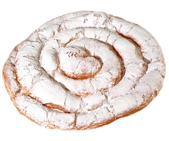 Ensaimada rellena de cabello de ángel 500 gramos Ensaimada rellena de cabello de ángel 500 gramos