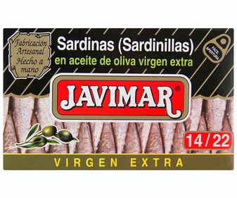 Sardinillas en aceite de oliva virgen lata de 120 gramos Sardinillas en aceite de oliva virgen lata de 120 gramos