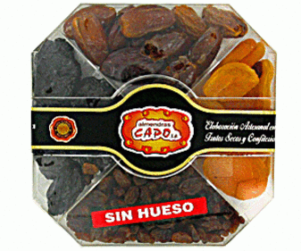 Cocktail surtido naturales sin hueso CAPO, estuche de 295 g. Cocktail surtido naturales sin hueso CAPO, estuche de 295 g.