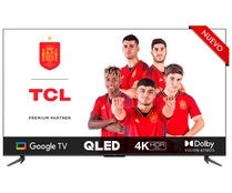 Televisión 190,5cm (75") LED TCL 75C645 4K, HDR PRO, SMART TV, WIFI, BLUETOOTH, TDT T2, USB reproductor, 3HDMI, 60HZ.