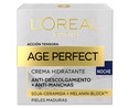 Crema de noche con acción hidratante, especial pieles maduras L'ORÉAL PARIS Age perfect 50 ml.