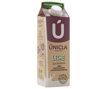 Leche de vaca semidesnatada y sin lactosa UNICLA 1 l.