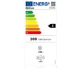 Arcón congelador QILIVE Q.6837, clasificación energética: E, H: 85cm, A: 81,6cm, F: 55cm, capacidad total: 198L.
