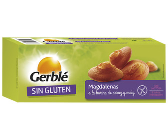 Magdalenas sin gluten GERBLÉ, 180 g. Magdalenas sin gluten GERBLÉ, 180 g.