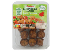 Albóndigas vegetales a base de soja, tomate y albahaca PRODUCTO ALCAMPO Veggie 200 g.