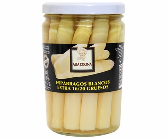 Espárrago blancos extra ALTA COCINA 575 g. 10/16 Piezas Espárrago blancos extra ALTA COCINA 575 g. 10/16 Piezas