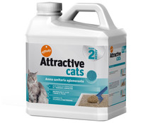 Arena sanitaria aglomerante para gatos ATTRACTIVE CATS 6,36 kg.