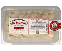 Empanadillas (empanadas) criollas, rellenas de pollo LA CRIOLLITA 4 uds.