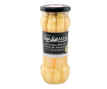 Espárrago  blancos Extra Navarra 9/12 frutos FINCA RIPA & MATEO 205 g