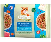 Alimento húmedo para gatos atún y pescado  ÚLTIMA 4 uds. x 85 g.