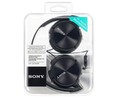 Auriculares tipo diadema SONY MDR ZX310APB con cable, color negro.