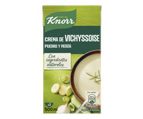 Crema de Vichyssoiese (puerro y patata) KNORR 500 ml.