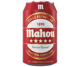 Cerveza  MAHOU 5 ESTRELLAS Lata 33 Centilitros