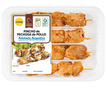 Pincho de pechuga de pollo con adobado Argentino UVESA 320 g.