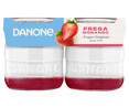 Yogur cremoso artesanal con fresas DANONE Original 2 x 130 g.