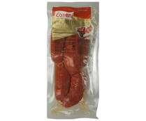 Chorizo gallego de primera calidad, envasado al vacio COREN 500 g.