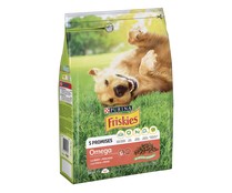 Comida para perros adultos a base de buey y pescado FRISKIES 3 kg.