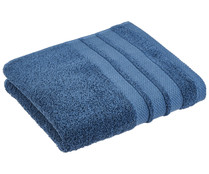 Toalla lisa de lavabo, 100% algodón, densidad de 500g/m², color azul, ACTUEL.