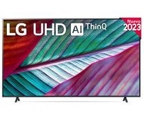 Televisión 218,44 cm (86") LED LG 86UR78006 4K, HDR 10, SMART TV, WIFI, BLUETOOTH, TDT T2, USB reproductor y grabador, 3HDMI, 50HZ.