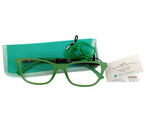 Gafas de lectura unisex para vista cansada (+3), con funda y cordón VANNALI. Gafas de lectura unisex para vista cansada (+3), con funda y cordón VANNALI.