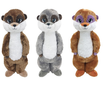 Surtido de suricatos de peluche de 50cm ONE TWO FUN ALCAMPO. Surtido de suricatos de peluche de 50cm ONE TWO FUN ALCAMPO.