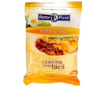 Queso rallado emmental 150 gramos Queso rallado emmental 150 gramos