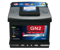Batería de coche 44Ah, arranque 420A, L: 20,7cm, A: 17,5cm, H: 17,5cm, GENIUM GN2.