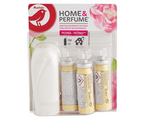 Ambientador mini spray + 3 recambios, fragancia peonía PRODUCTO ALCAMPO 3 uds. x 15 ml.