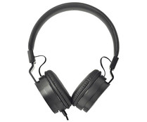 Auriculares tipo casco QILIVE Q.1177, con cable, color negro.