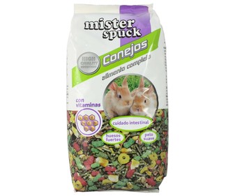 Comida para conejos MISTER SPUCK 800 gr, Comida para conejos MISTER SPUCK 800 gr,
