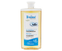 Gel para baño o ducha con glicerina, especial pieles sensibles LIXONÉ 500 ml.