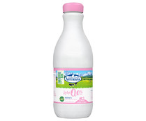 Leche desnatada (0,0% materia grasa) de vaca, de origen española CENTRAL LECHERA ASTURIANA 1.5l.