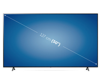 Televisión 127 cm (50") LED LG 50NANO756 4K, HDR 10 PRO, SMART TV, WIFI, BLUETOOTH, TDT T2, USB reproductor y grabador, 3HDMI, 2300HZ.