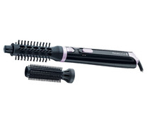 Cepillo moldeador de aire REMINGTON AS404, 400W, 2 temperaturas/velocidades, 2 cepillos 25/19mm, botón soltar rizo.