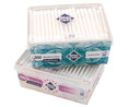 Bastoncillos higiénicos de algodón 100% con palo de papel STAR COTT 200 uds.