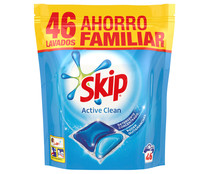 Detergente en cápsulas Active Clean SKIP 46 uds.