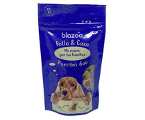 Dúo huesitos pollo y caza BIOZOO 300 g.