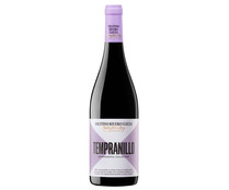 Vino tinto monovarietal con IGP Vinos de la Tierra de Castilla FAUSTINO RIVERO ULECIA botella de 75 cl.