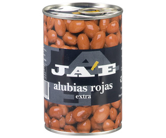 Alubias rojas cocidas JAE lata 250 g. Alubias rojas cocidas JAE lata 250 g.
