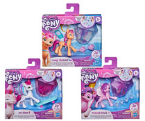 Conjunto de pony y accesorios Aventura de cristal, Sunny Starscout, Princesa Petals, Zipp Storm o Izzy Moonbow  MY LITTLE PONY.